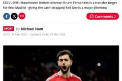 皇馬或斥9000萬英鎊挖角B費 全程考察引關(guān)注