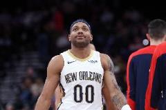 布魯斯-布朗半場僅6中1，2分8板2助難掩手感不佳