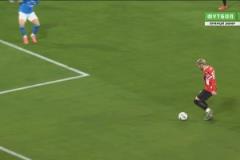 米蘭扳回一球！特奧橫傳門前助攻約維奇搶點(diǎn)破門！