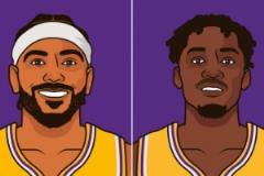 文森特和芬尼-史密斯同時替補轟6+三分 湖人隊史首對隊友聯(lián)手爆發(fā)