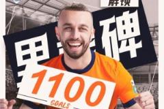 薩里奇一記世界波扳平比分！俱樂部歷史第1100球誕生！