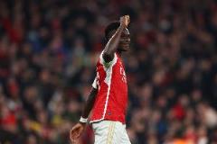 薩卡替補(bǔ)登場(chǎng)破門(mén)，本賽季25場(chǎng)各項(xiàng)賽事直接參與23球