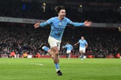 格拉利什當選曼城對陣萊斯特城隊內最佳球員