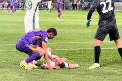 實(shí)拍：斯帕吉奇暈厥瞬間，為津門(mén)虎和國(guó)安球員的第一反應(yīng)點(diǎn)贊