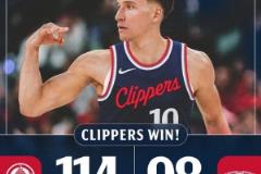 博格丹正負(fù)值全場(chǎng)最高！快船曬贏球海報(bào)官推曬贏球海報(bào)