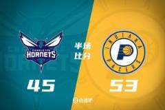 哈利伯頓高效貢獻(xiàn)14分 特納12分7板 步行者上半場(chǎng)53-45領(lǐng)先黃蜂小庫里10分