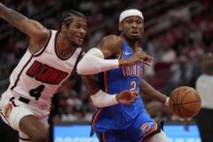 西1雷霆領(lǐng)先西2火箭13.5個勝場，火箭與西10勝場差相等