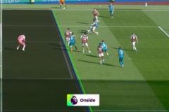 英超官方發(fā)布埃瓦尼爾森進球VAR劃線圖，確認進球有效