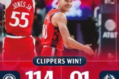 博格丹三分6中4砍12分4板6助 助快船贏球海報(bào)封面！