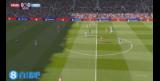 曼聯(lián)開場制造威脅，加納喬禁區(qū)邊緣造任意球，B費主罰被人墻擋出