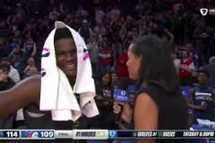 恩比德怎么想？愛德華茲接受費城全場球迷高呼MVP