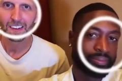 友好互動！韋德和諾維茨基的默契考驗(yàn)！韋德：都給我整不好意思了