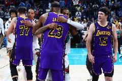 湖人本賽季對陣西部球隊34勝14負(fù)，排名僅次于雷霆的35勝13負(fù)