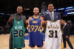 小學(xué)生里程碑！庫里生涯得分超越雷吉-米勒，成為歷史第24位球員！