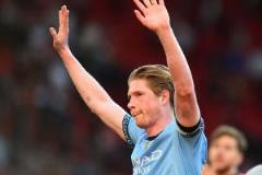 德布勞內完成曼城生涯最后一場曼市德比之旅