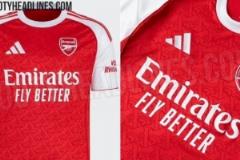 阿森納新賽季主場(chǎng)球衣諜照：紅白配色搭配A字花紋設(shè)計(jì)