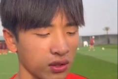 魏祥鑫：亞少賽前兩場表現(xiàn)不佳，坦言練得不夠多是遺憾