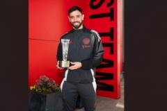 B費(fèi)三度獲獎(jiǎng)！3月攬獲PFA球迷票選月最佳獎(jiǎng)杯