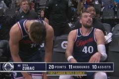 祖巴茨感謝博格丹助他拿到三雙，稱(chēng)他再也不用為晚餐買(mǎi)單了