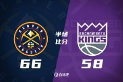 掘金首戰(zhàn)半場領(lǐng)先國王，波特和戈登各得14分