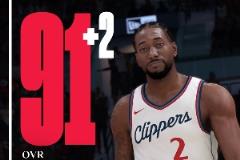 常規(guī)賽收官戰(zhàn)2K更新：小卡升至91威少下滑 波姐阿門穩(wěn)步上漲