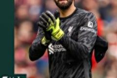 4次撲救！阿利森榮膺利物浦對(duì)陣西漢姆比賽最佳球員