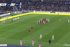 藍(lán)鷹率先打破僵局！羅馬尼奧利接定位球頭球破門！