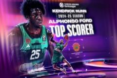 納恩歐冠得分王！場(chǎng)均21.1分領(lǐng)跑歐洲第一高薪球員