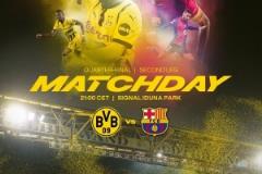 多特蒙德發(fā)布海報預熱對陣巴薩的歐冠四分之一決賽次回合比賽