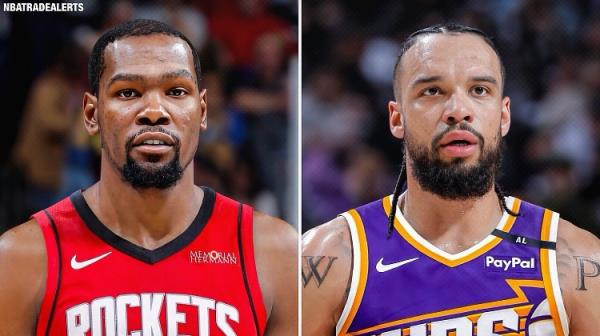 換不換？美媒模擬：火箭用狄龍+小賈+蘭代爾+2首輪換杜蘭特