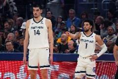 灰熊今日首發(fā)：整個賽季僅24個非垃圾時間進攻回合效果如何？