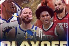 沒有杰倫-格林？NBC勇士官推發(fā)布與火箭大戰(zhàn)海報：申京、阿門、狄龍上榜