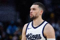 拉文上半場表現(xiàn)低迷，8投3中僅得8分 正負(fù)值-23