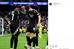 晉級功臣！薩卡與賴斯攜手淘汰皇馬后發(fā)布社交媒體合照