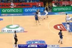 有仇當場報！楊瀚森被斷后憤怒值拉滿追了半場帥氣釘帽！