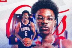 亞利桑那大學(xué)官宣簽下詹姆斯小兒子布萊斯，科爾與大將軍等學(xué)弟加盟