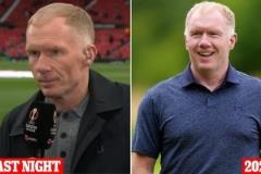 曼聯名宿斯科爾斯近日因明顯消瘦引發(fā)球迷關注，眾人疑惑：“生姜頭怎么了？看起來好憔悴?！? style=