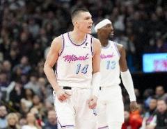 熱火成為2010年后第三支以45.1%以下勝率晉級(jí)季后賽的球隊(duì)