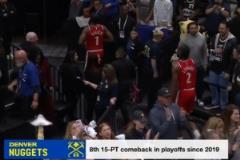 逆風(fēng)球之王：掘金隊(duì)2019年以來(lái)8次逆轉(zhuǎn)15分以上季后賽戰(zhàn)績(jī) impressive