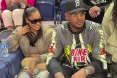 復(fù)合嗎安東尼和前妻拉拉一起觀看兒子基揚(yáng)打比賽