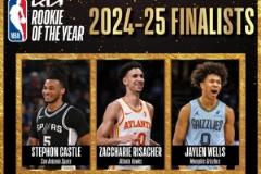 最佳新秀 contender：馬刺卡斯爾、老鷹里薩謝、灰熊韋爾斯