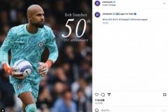 里程碑！切爾西官方祝賀門將桑切斯代表球隊完成50次出場