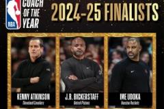年度最佳教練候選人：阿特金森、比克斯塔夫與烏度卡