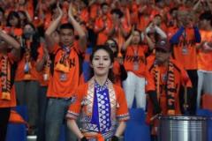 云南隊的鼓手女球迷是真漂亮有氣質！