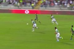 手術(shù)刀！B費(fèi)葡體時(shí)期精準(zhǔn)直塞，多斯特輕巧挑射破門