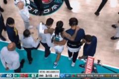 莫蘭特被攙扶離場(chǎng)后堅(jiān)持返回罰球引發(fā)關(guān)注