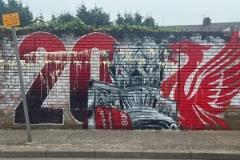 藝術(shù)家為利物浦英超奪冠創(chuàng)作壁畫，卻遭人蓄意破壞