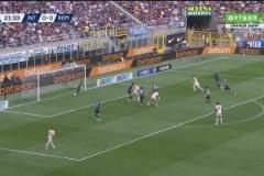 國米解圍失誤&后防漏人，蘇萊門前機敏補射1-0