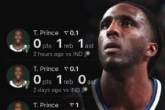 美媒曝普林斯首輪前四戰(zhàn)數(shù)據(jù)：6分6次失誤三場0分