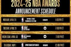 NBA本周將公布最快進(jìn)步&最佳新秀等4項(xiàng)大獎(jiǎng)得主